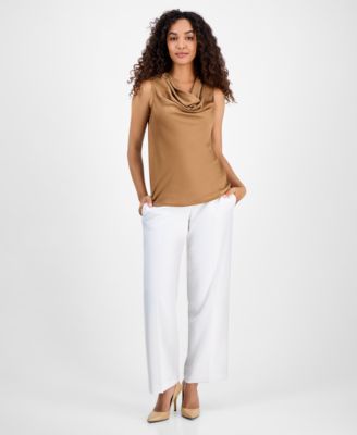 Women's Cowlneck Sleeveless Top