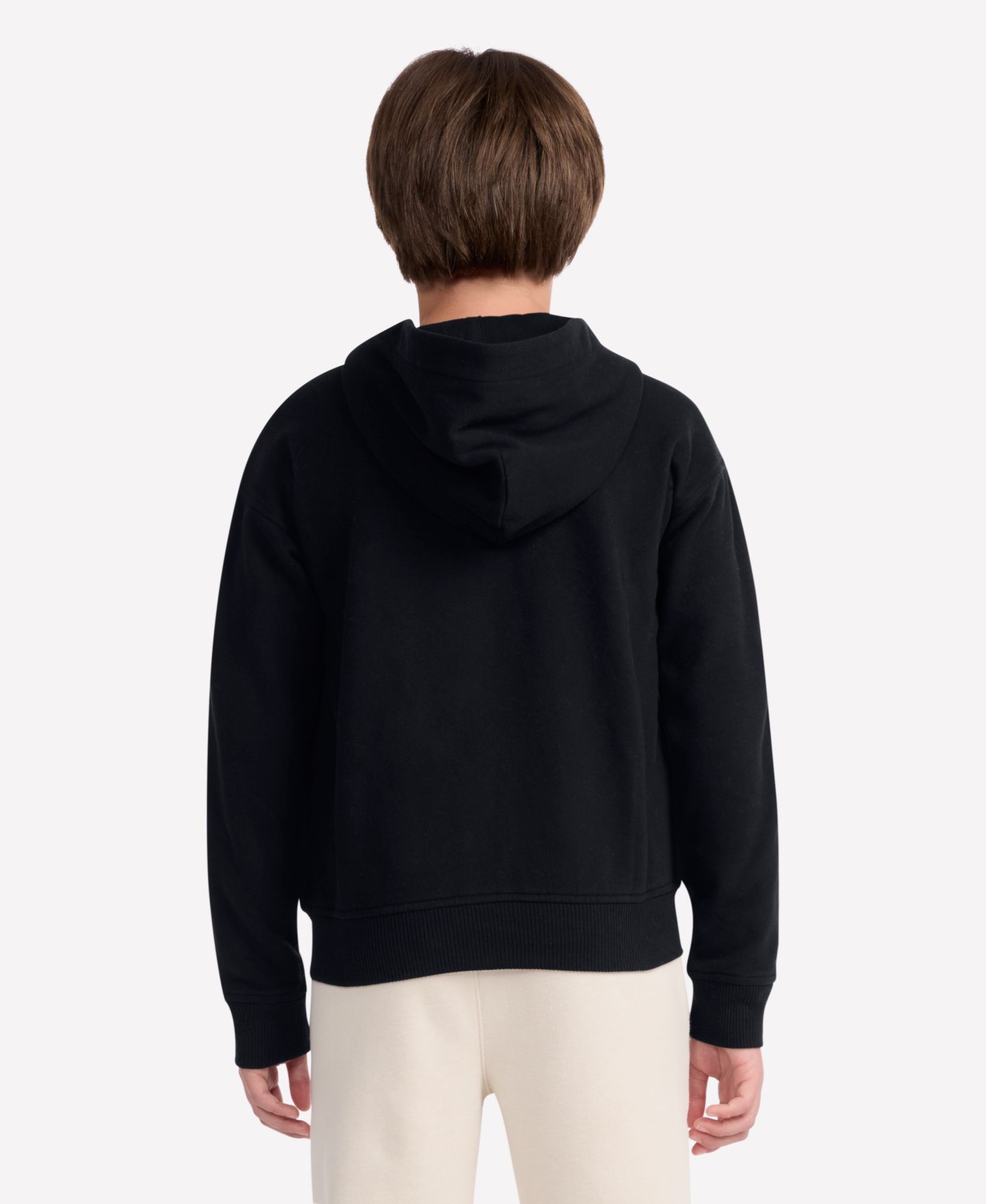 Худи abercrombie kids Essential Full-Zip для мальчиков, цвет: Антрацитовый — фото 3