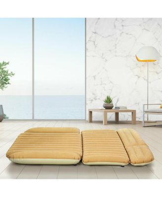 inflatable suv air backseat mattress travel pad with pump camping