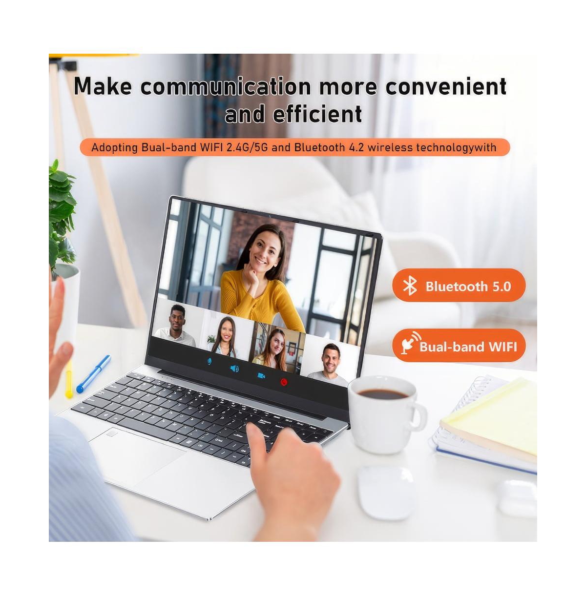 memzuoix 15.6'' Laptop Intel Alder Lake N95,up to 3.4GHz,16GB Ram 512GB Ssd Windows 11 Pro
