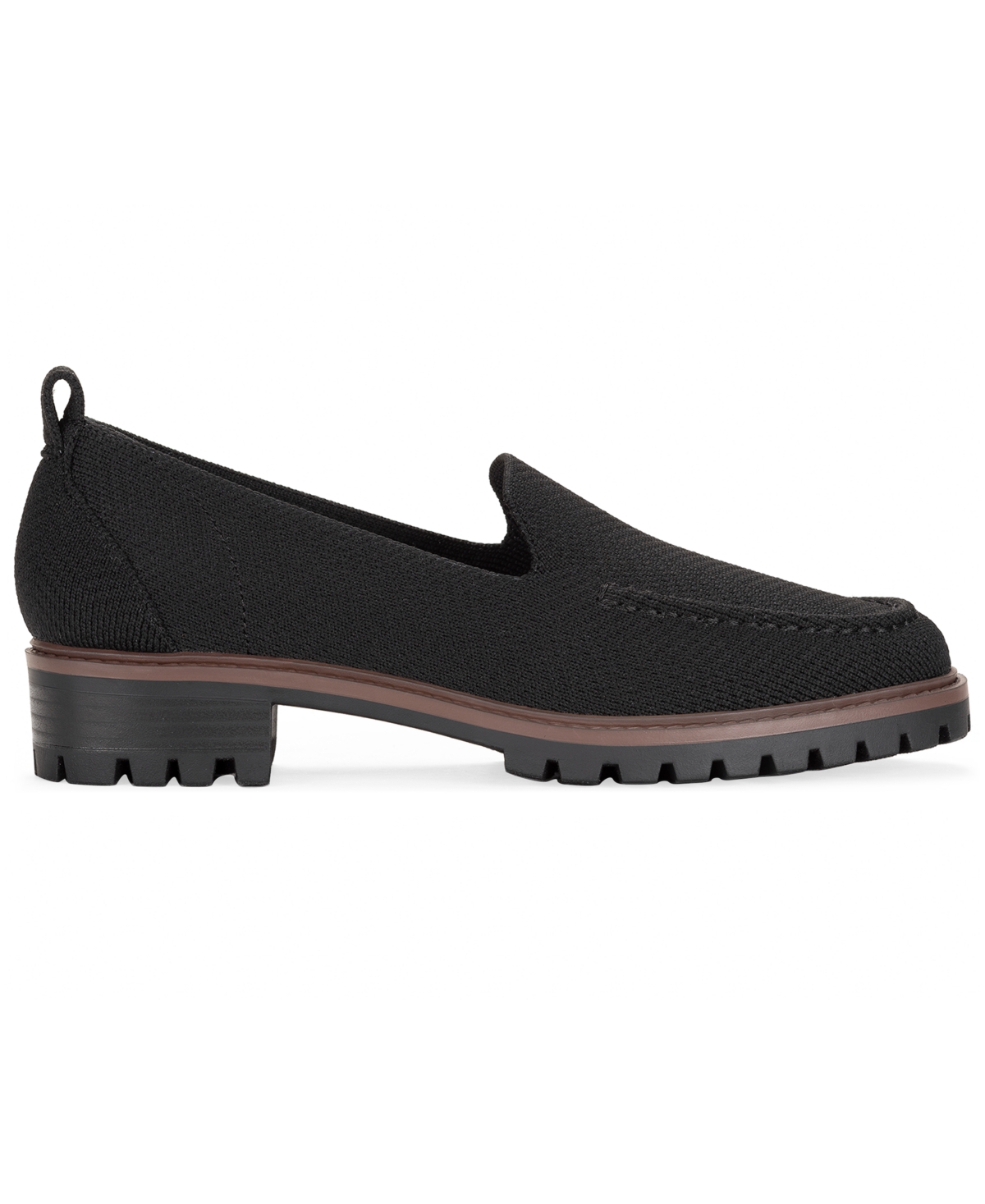 Style & Co Women's Wyattt Lug Sole Loafers, Macy's Exclusive In Black