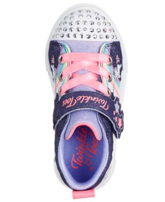 Toddler Girls Twinkle Toes: Twinkle Sparks - Unicorn Stay-Put Light-Up Casual Sneakers from Finish Line