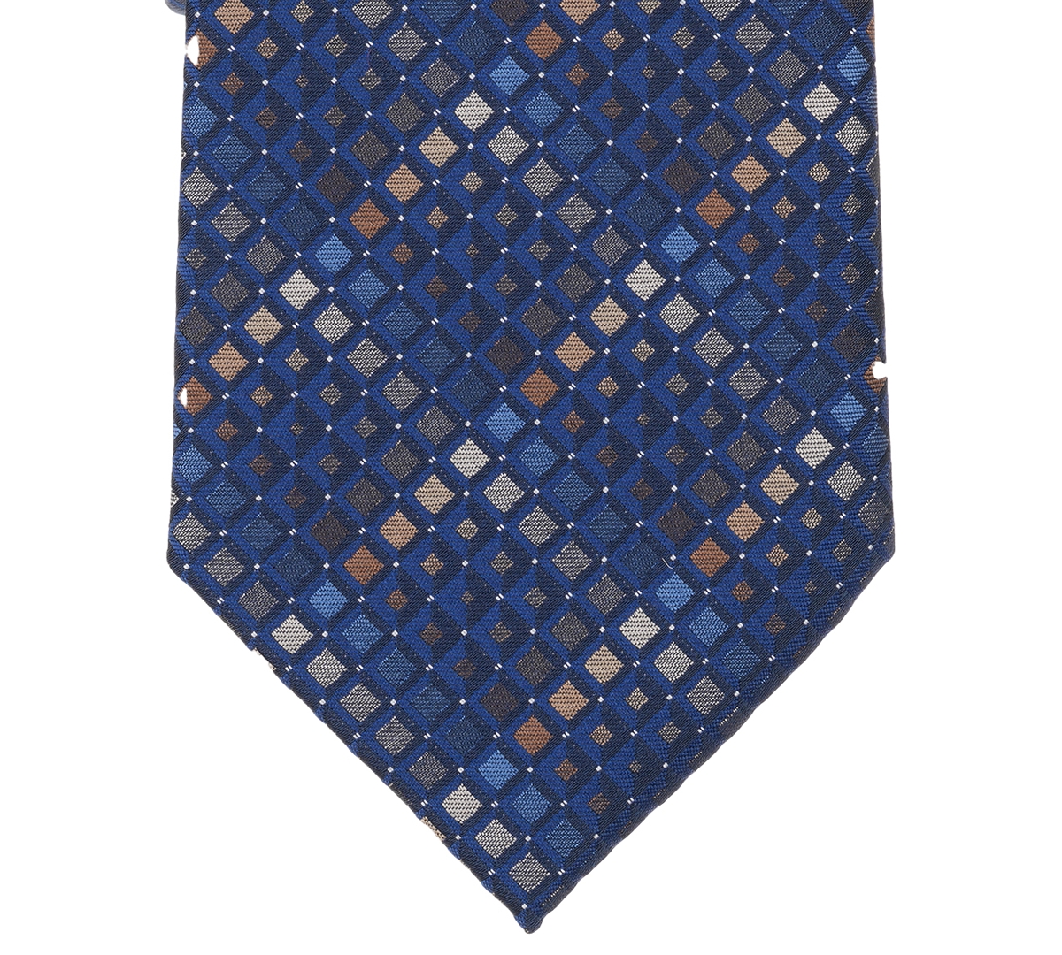 Perry Ellis Portfolio Men's Janda Geo-pattern Classic Tie In Blue