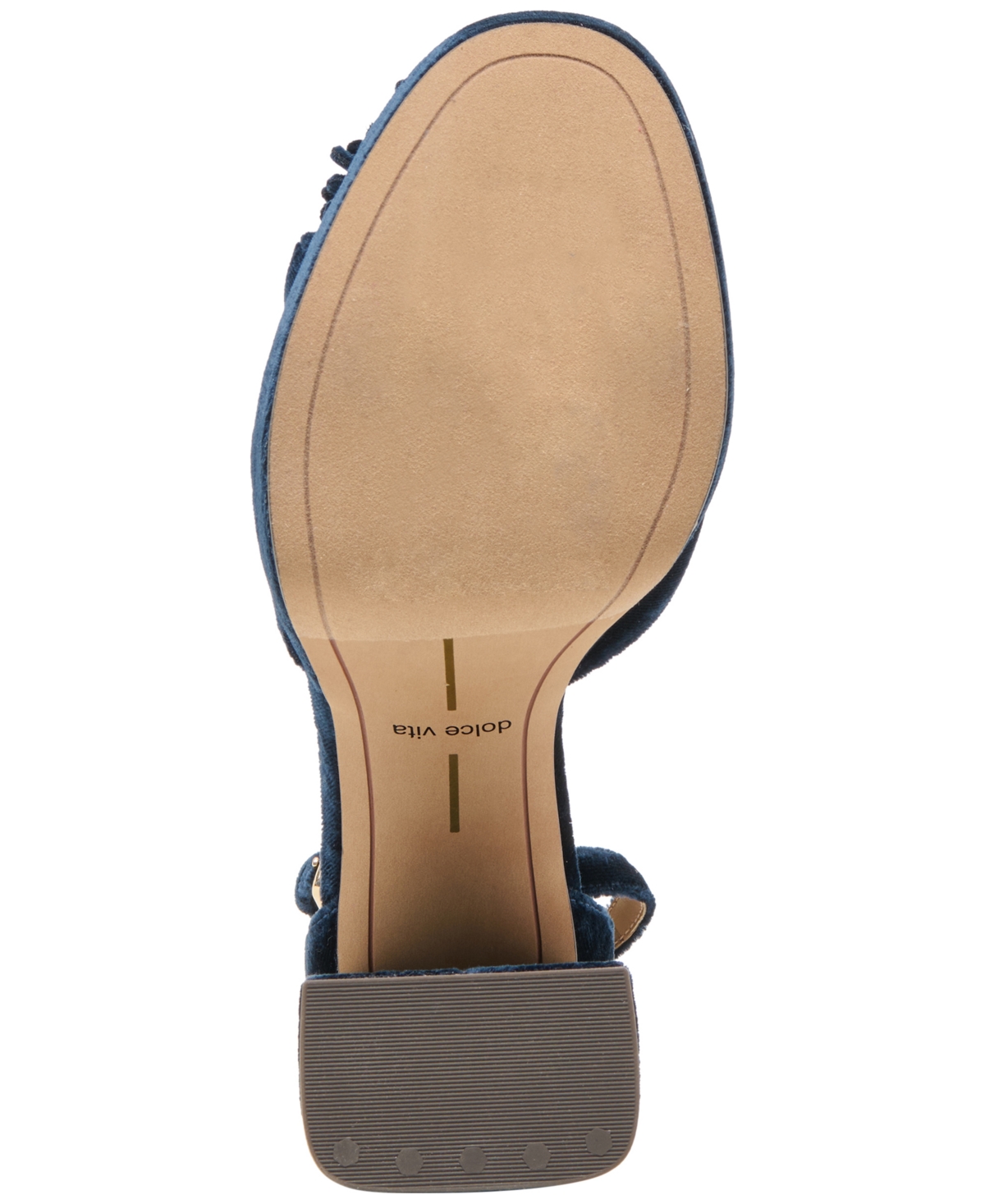 Dolce Vita Perel Platform Ankle Strap Sandal In Blue