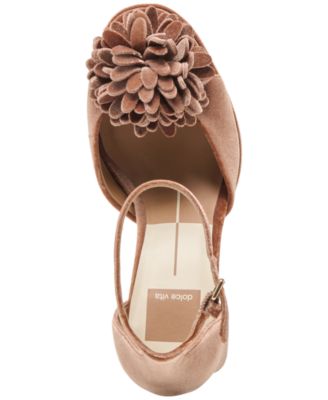 Women's Perel Flower Two-Piece Platform High-Heel Dress Sandals