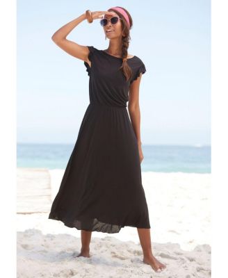 Women's A-Line Flutter Sleeve Romantic Dress