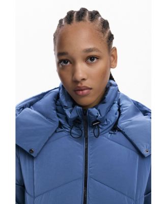 Women's Short iridescent padded coat