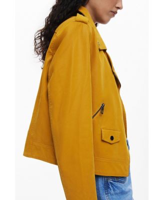 Women's Faux leather biker jacket