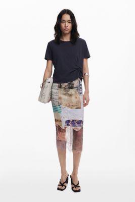 Women's Collage Dress 2 in 1