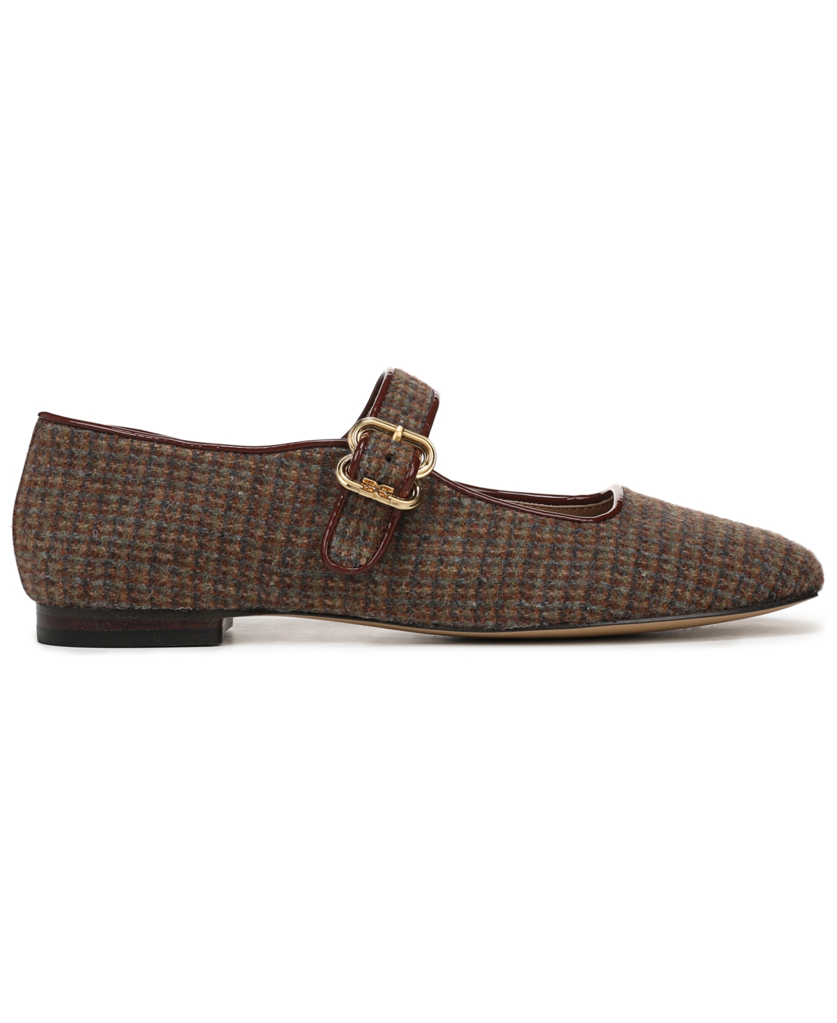 Sam Edelman Michaela Mary Jane Flat In Brown