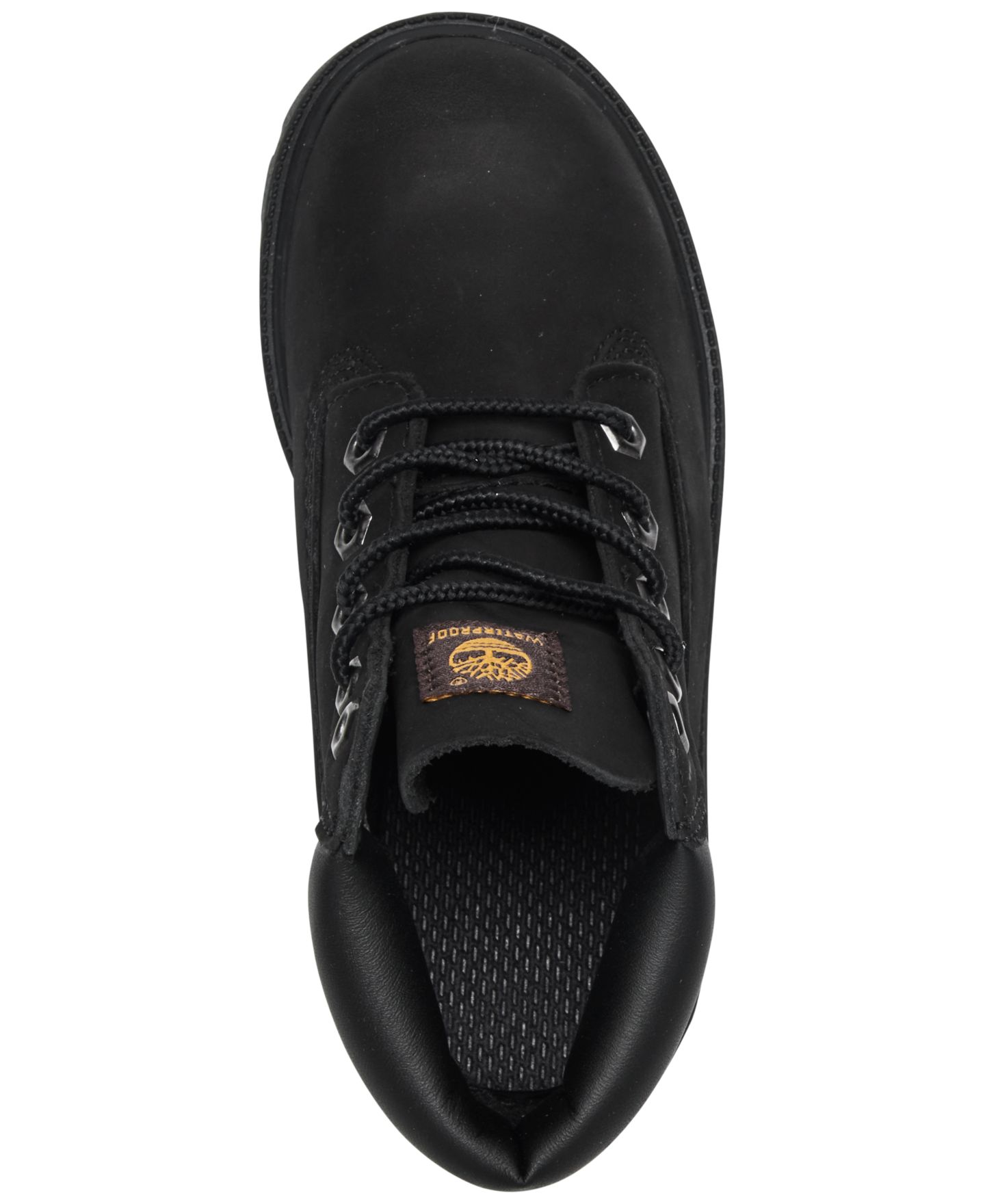 Детские ботинки Timberland 6 Inch Classic Waterproof, цвет: Чёрный — фото 5