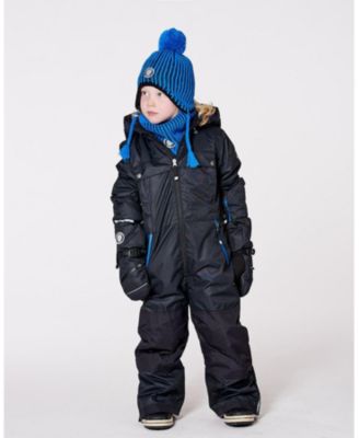Toddler Boys Solid One-Piece Teknik Snowsuit Black - Toddler|Child