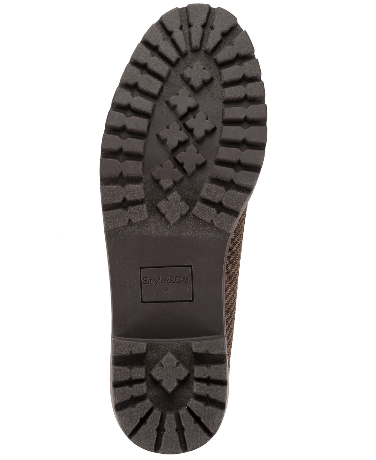 Style & Co Women's Wyattt Lug Sole Loafers, Macy's Exclusive In Brown