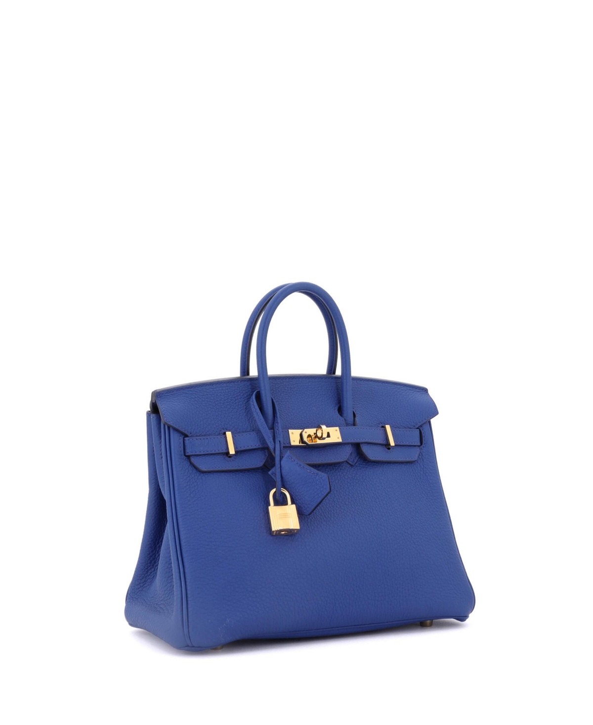 Pre-Owned Hermes Birkin 25 Handbag Togo with Gold Hardware