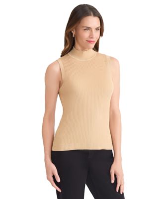 Women's Sutton Mock-Neck Sleeveless Sweater
