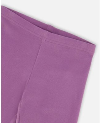Baby Girls Super Soft Ribbed Leggings Lavender