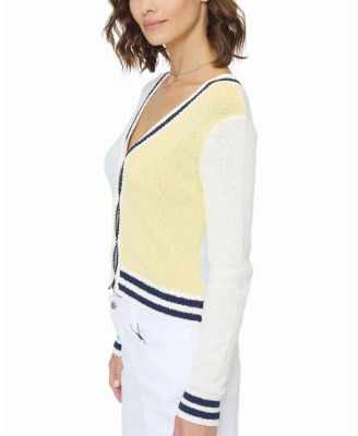 Women's Daphne Varsity Stripe Cardigan