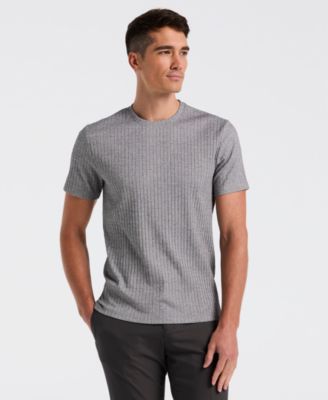 Perry Ellis - Men's Slim-Fit Ribbed T-Shirt