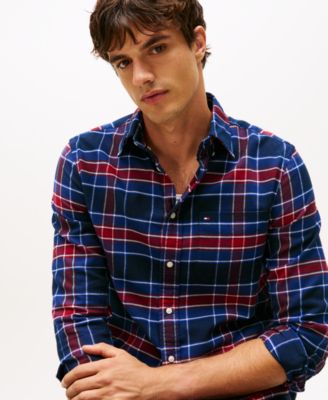 Men's Flannel Tartan Check Shirt