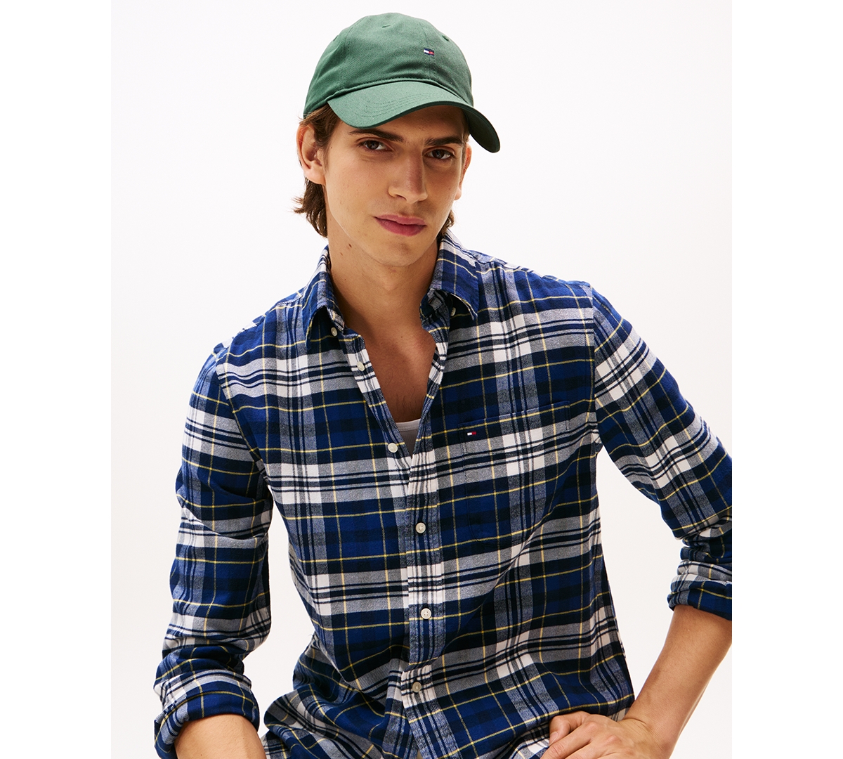 Tommy Hilfiger Men's Flannel Tartan Regular Fit Shirt