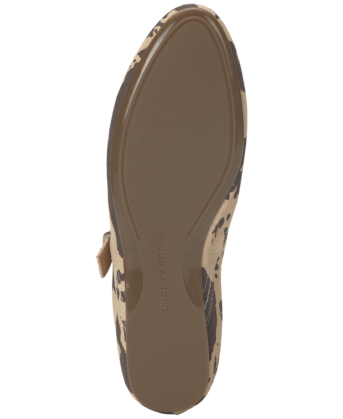 Lucky Brand Cyrena Mary Jane Flat In Brown