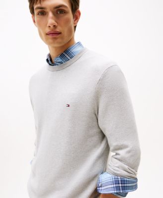 Men's Pima Cotton Cashmere Crew Sweater