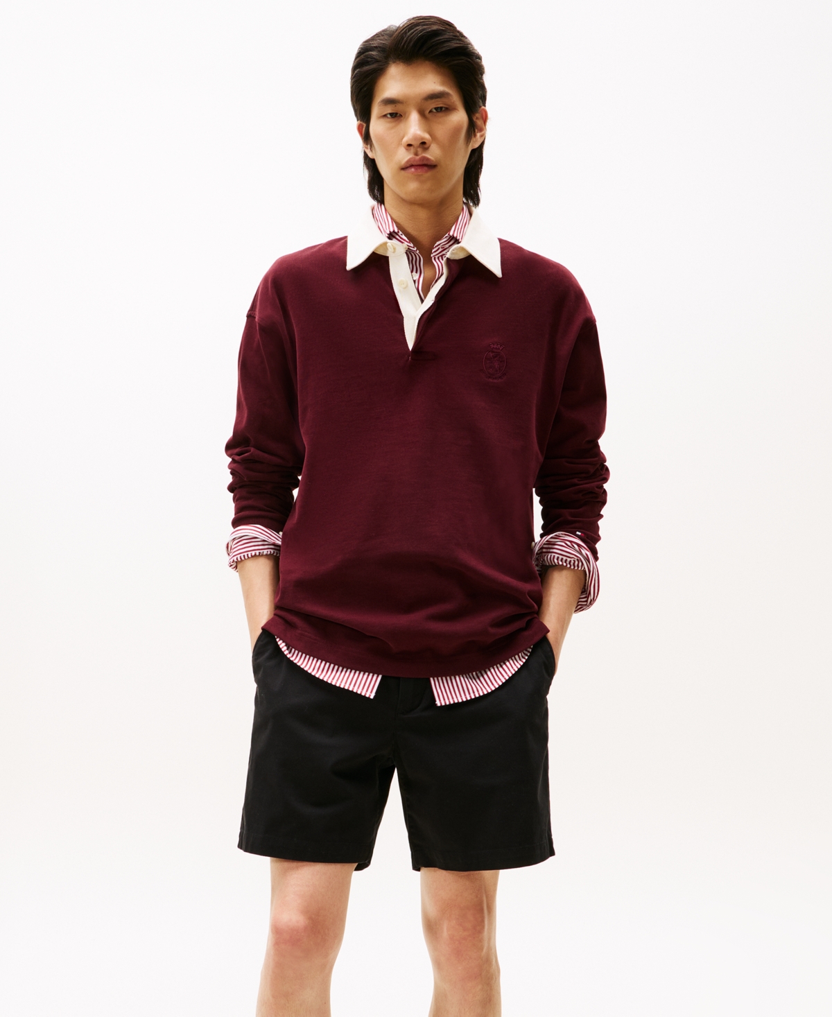 Tommy Hilfiger Men's Mercer 7" Stretch Shorts In Black