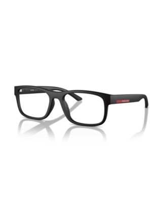 Man Rectangle Plastic PS 04QV Eyeglasses