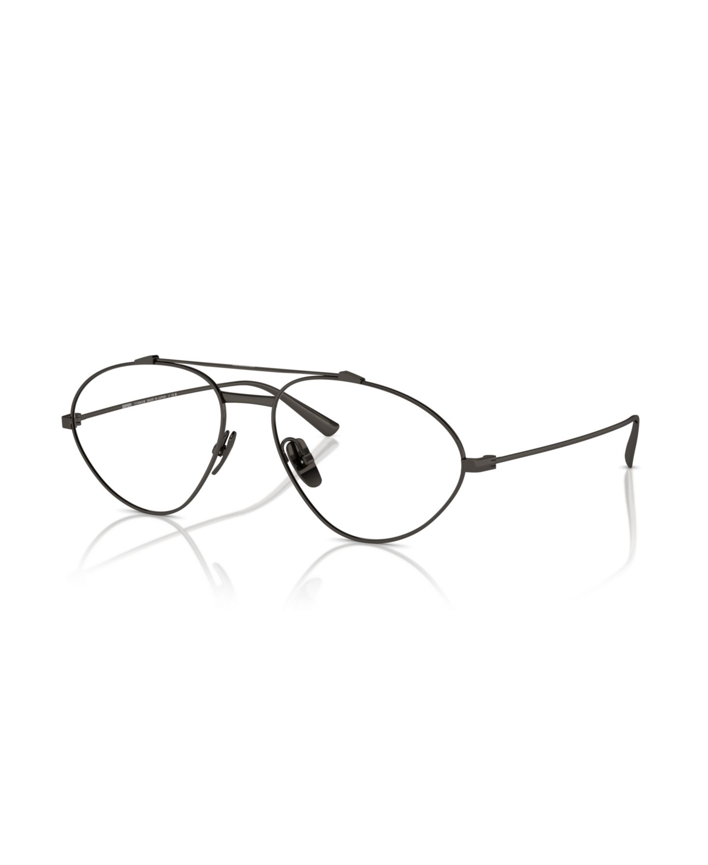 Очки Scuderia Ferrari Ferrari Unisex Irregular Titanium FH3001TD Eyeglasses, цвет: Графитовый металлик — фото 1