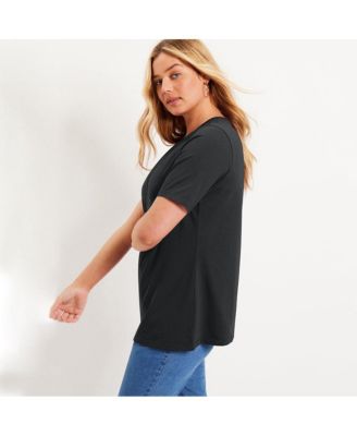 Women's June + Vie Short-Sleeve Crewneck One + Only Tee