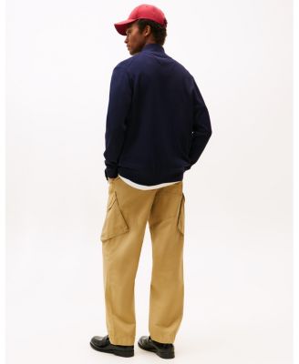 Men's Essential Zip-Thru Sweater