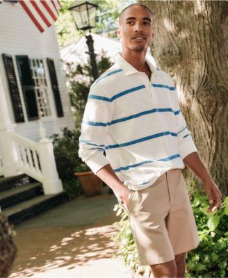 Men's No Iron 9" Plain Front Chino Short