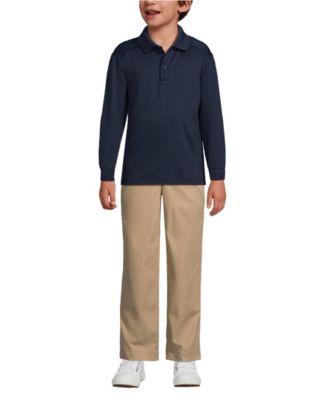 Girls Long Sleeve Rapid Dry Polo Shirt