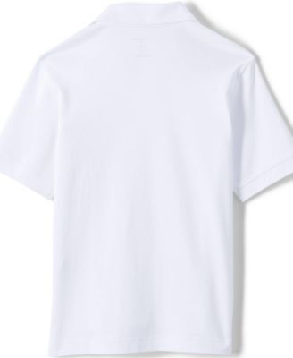 Boys Short Sleeve Interlock Polo Shirt