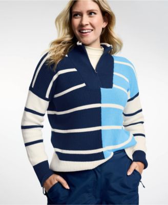 Women's Drifter Cotton Quarter Zip Pullover Sweater