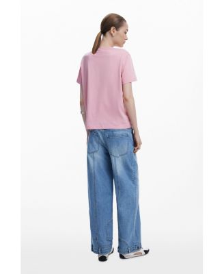 Women's Pink message T-shirt