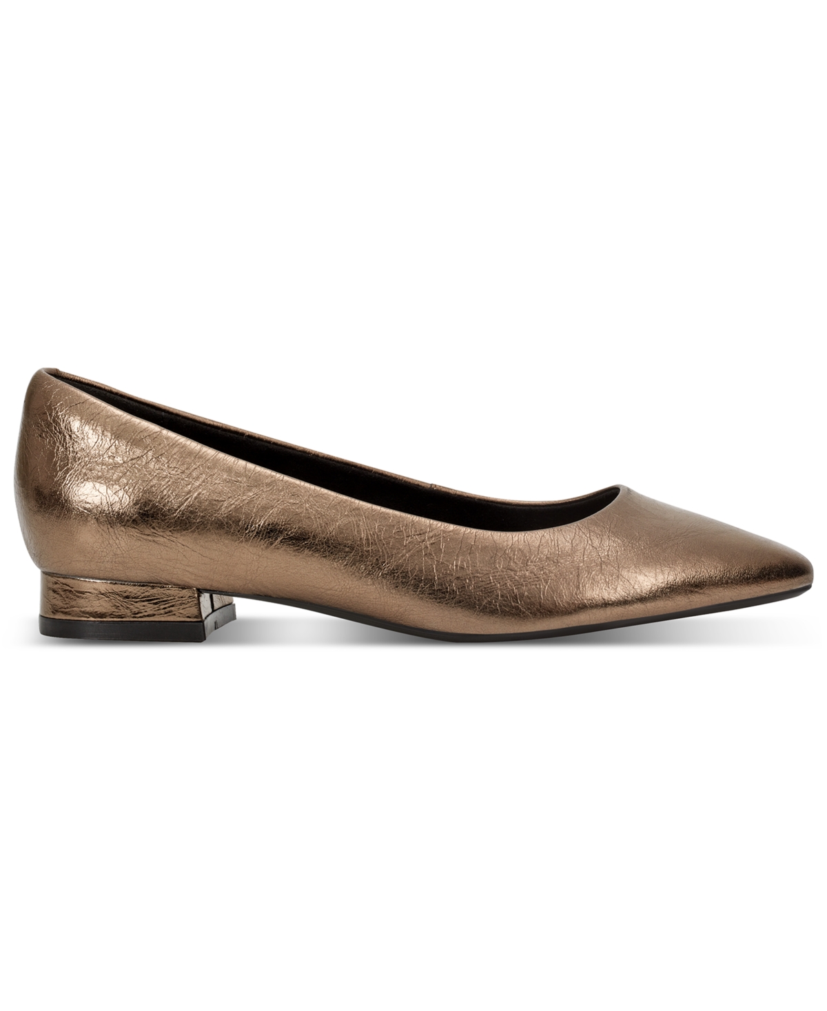Rockport Tessa Pointed Toe Flat In Brown