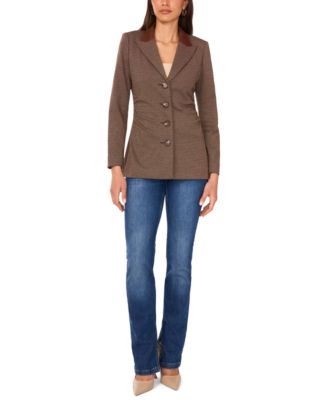 Women's Long Sleeve Button-Down Jacket