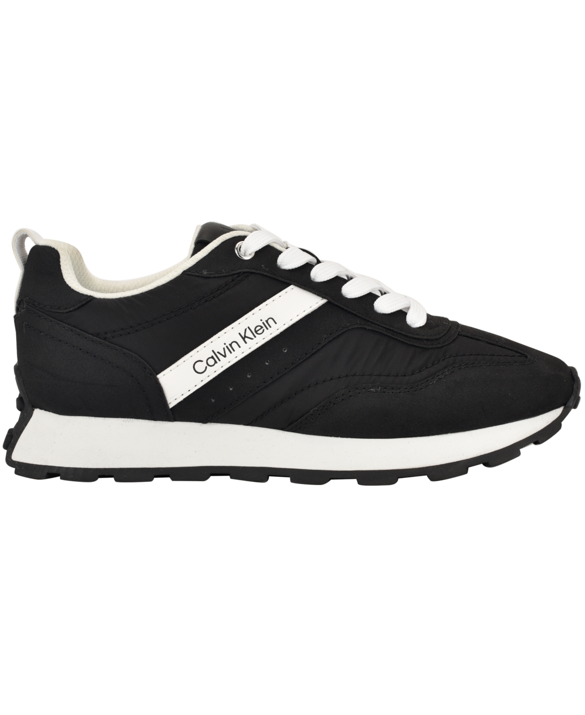 Calvin Klein Hallie Wedge Sneaker In Black