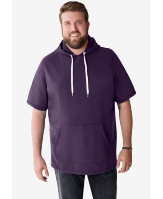 Big & Tall by KingSize by KingSize Short-Sleeve Hoodie