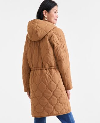 Women's Quilted Hooded Jacket, Macy's Exclusive