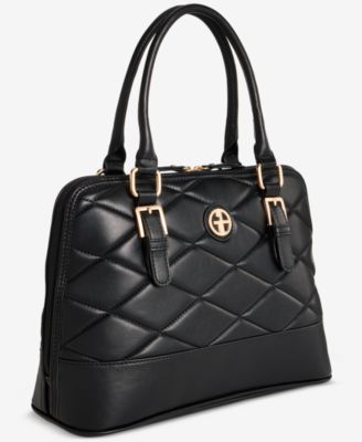 Medium Quilted Dome Satchel, Exclusively at Macy's 