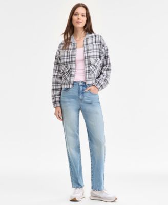 Juniors' Skater Straight-Leg Jeans