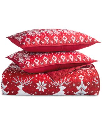 Fair Isle 4-Pc. Quilt Bag Set, King, Exclusively for Macy's