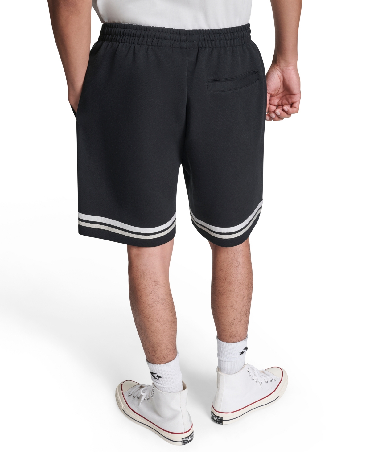 Converse Men's Retro Chuck Knit Shorts In Black