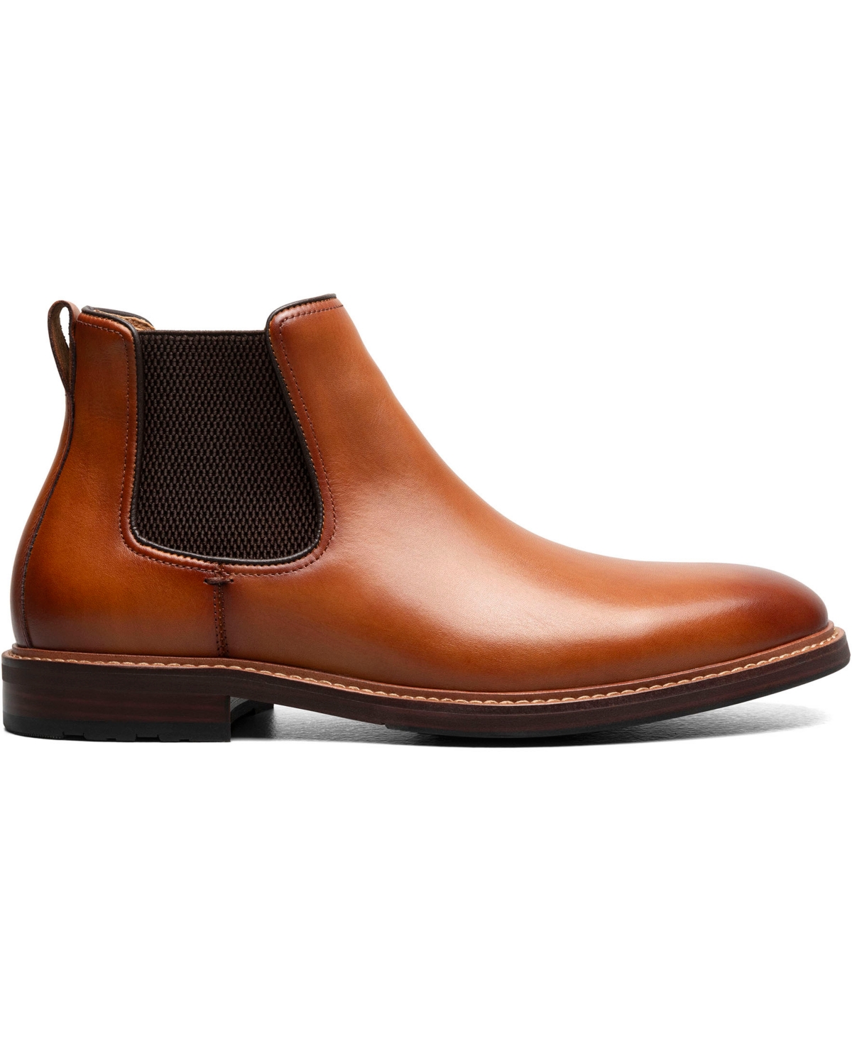 Florsheim Anthem Plain Toe Chelsea Boot In Brown