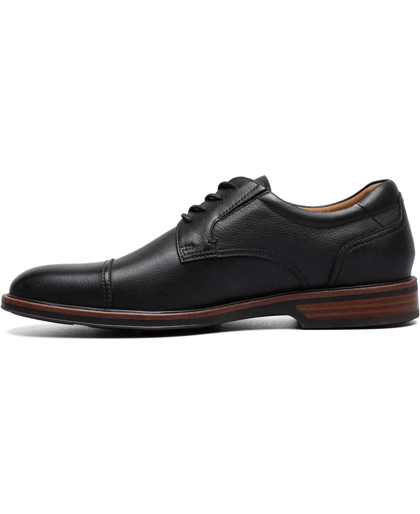 Florsheim Men's Traveler Cap Toe Oxford, цвет: Чёрный — фото 6