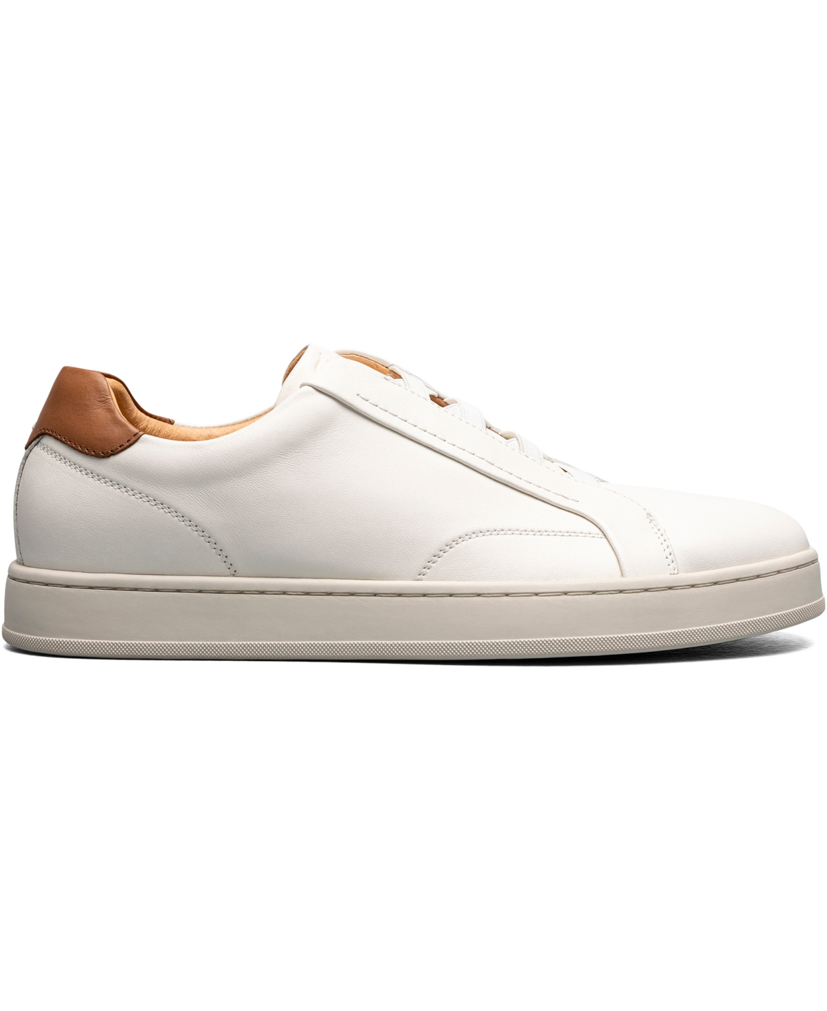 Florsheim Men's Monopoli Elastic Lace To Toe Sneaker In White