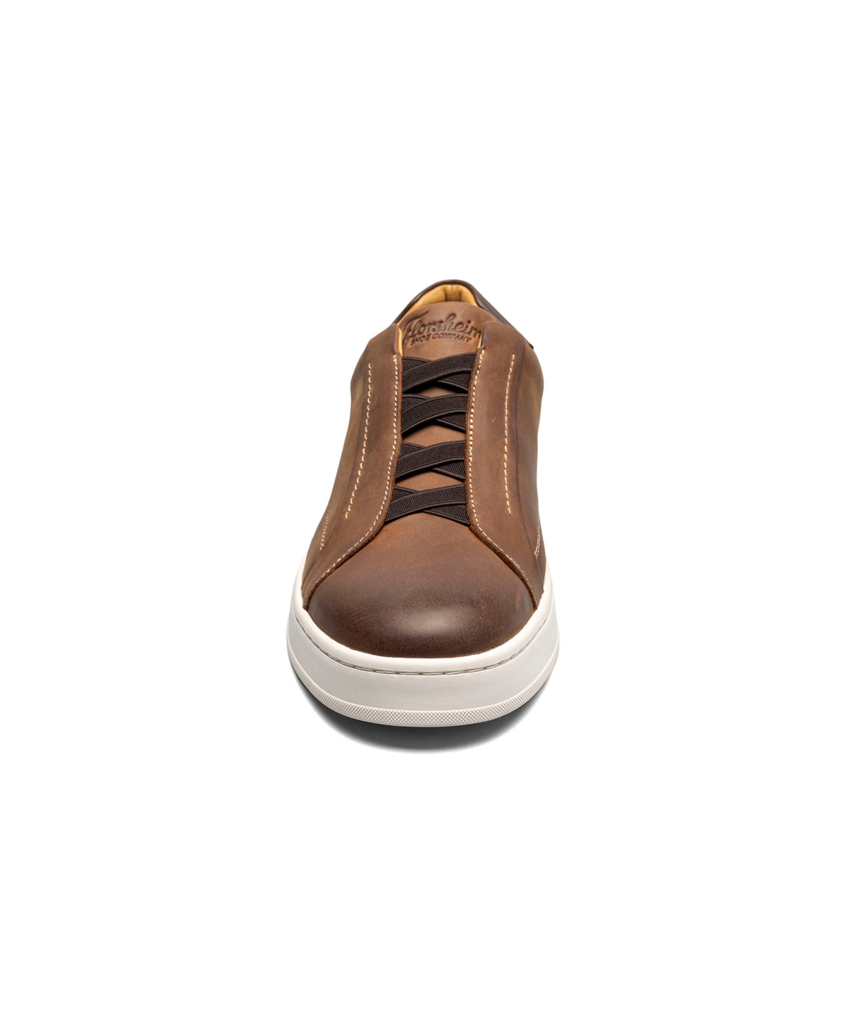 Florsheim Men's Monopoli Elastic Lace To Toe Sneaker In Brown