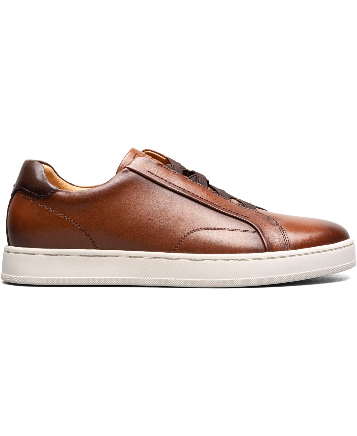 Florsheim Men's Monopoli Elastic Lace To Toe Sneaker In Brown